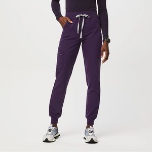 Figs Purple Jam High Waisted Zamora Tall Jogger Scrub Pant 3XL